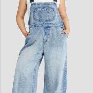 Cider Light Blue Denim Overalls